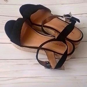 Lane Bryant Sandals - black